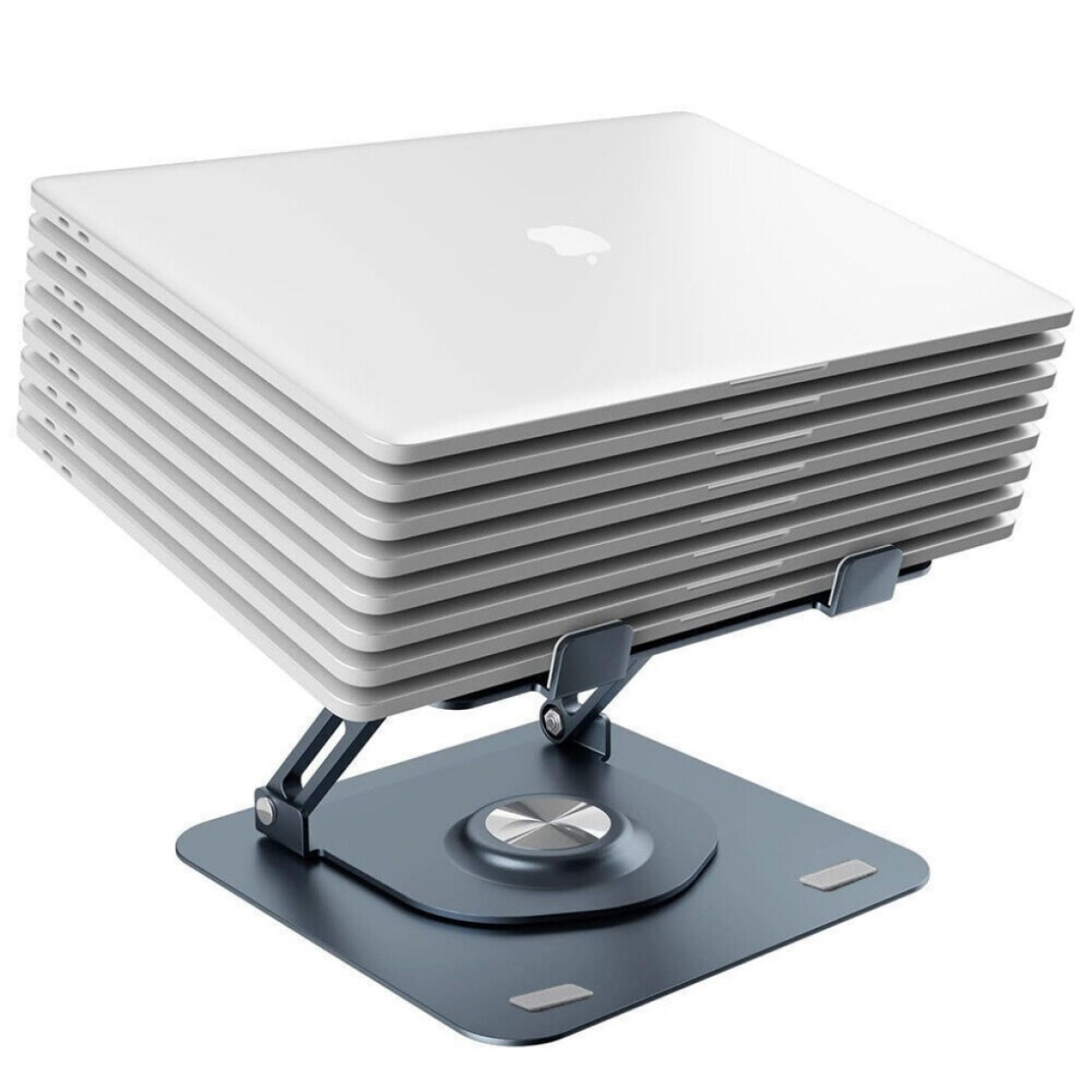 360° Metal Portable Laptop Tablet Stand Riser Bracket Adjustable Holder For Desk